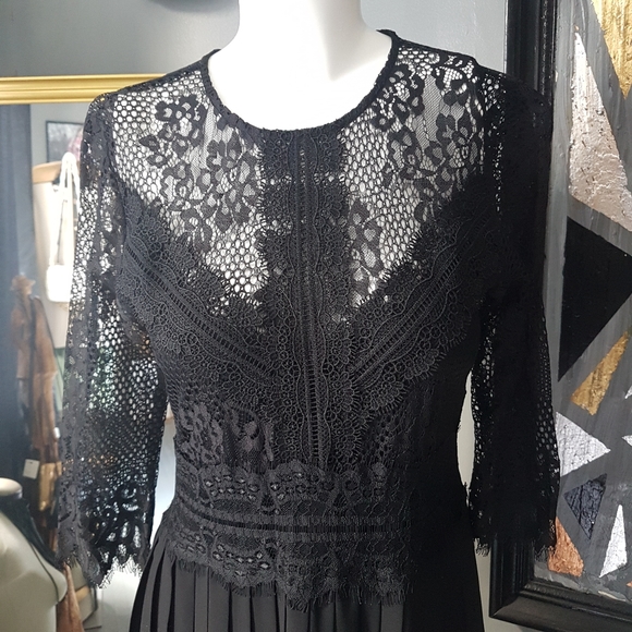 NWOT Zara Lace Midi Dress - Picture 3 of 15